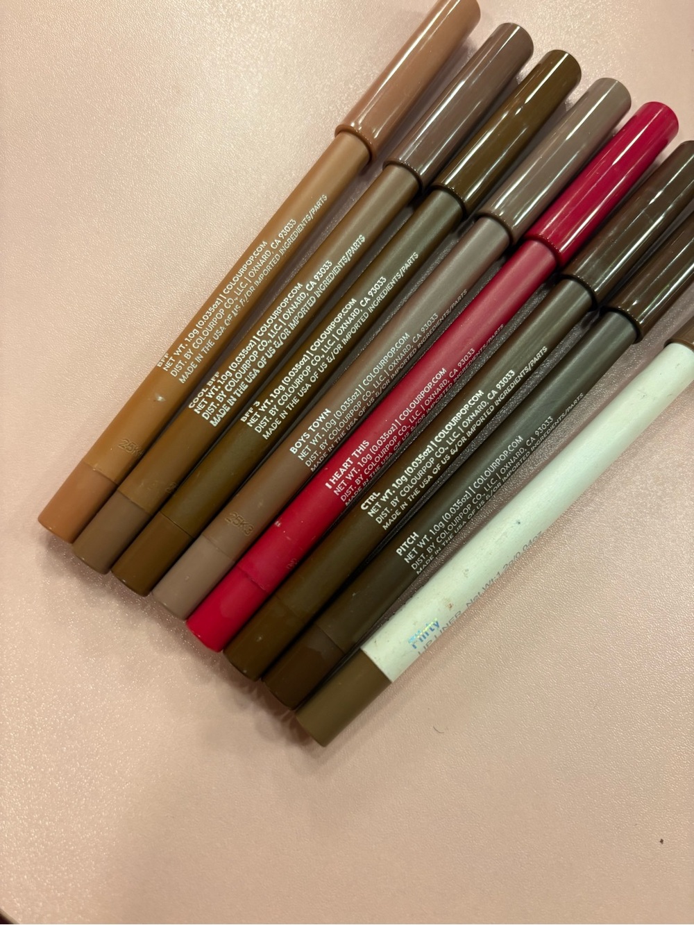 ColourPop Lippie Pencil Lip Liner Set - Assorted Neutrals - Picture 4 of 4